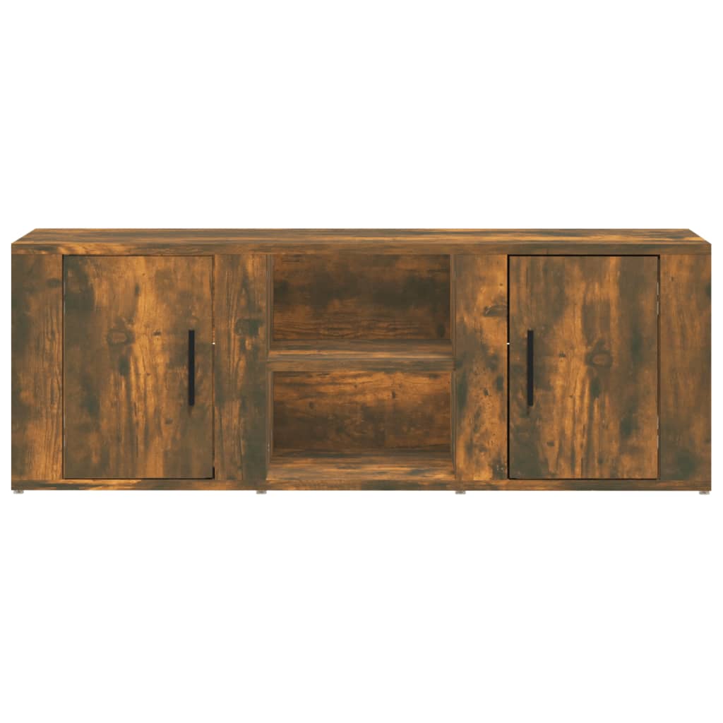 TV ormarić boja dimljenog hrasta 100 x 31,5 x 35 cm drveni
