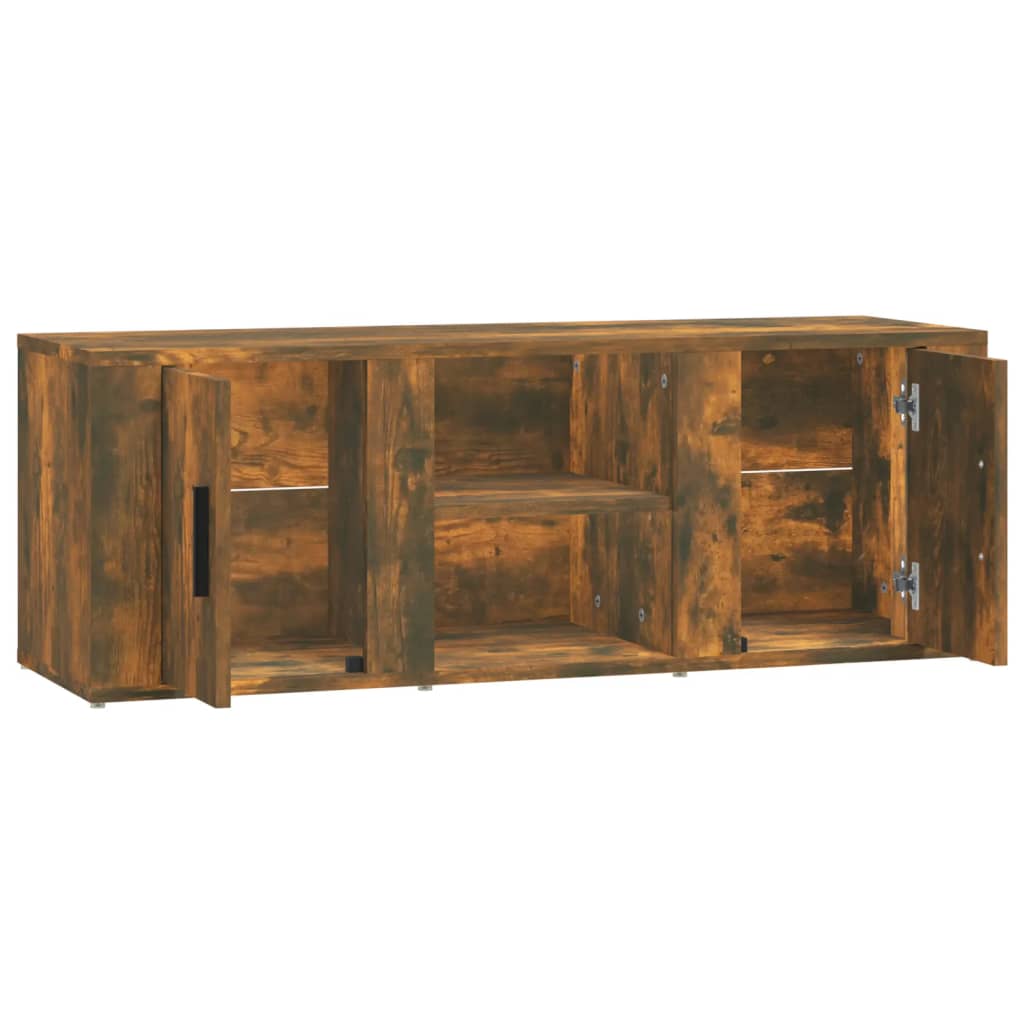 TV ormarić boja dimljenog hrasta 100 x 31,5 x 35 cm drveni