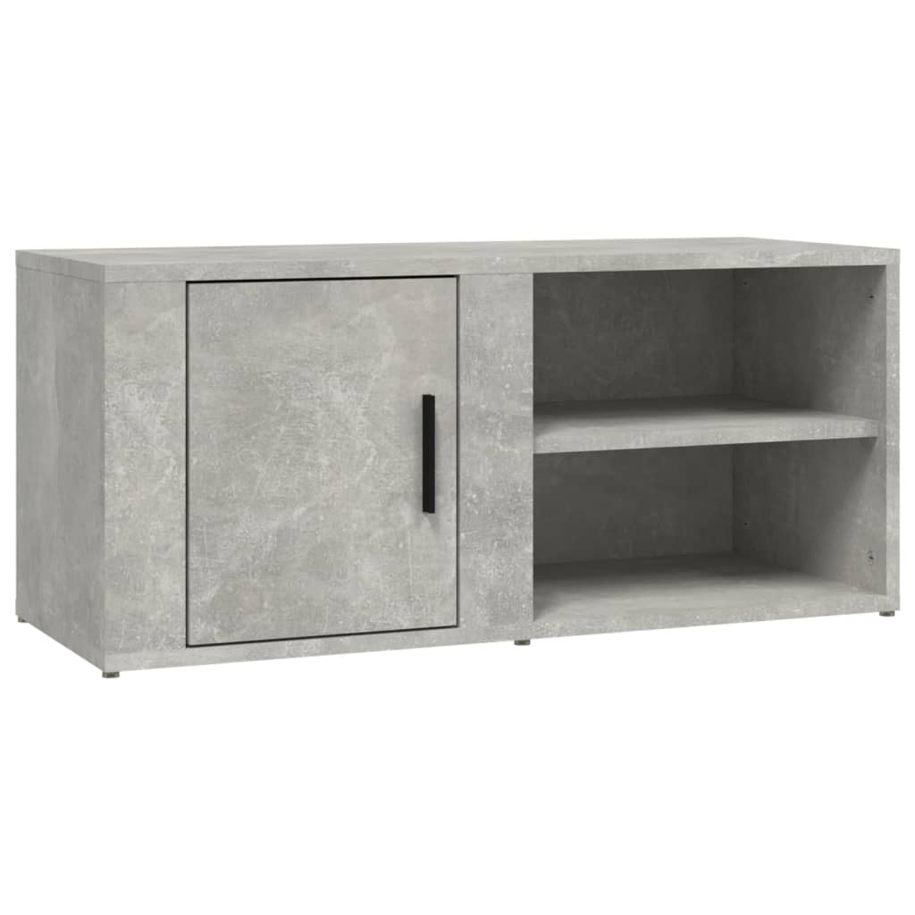 TV ormarići 2 kom Siva betona 80x31,5x36 cm konstruirano drvo