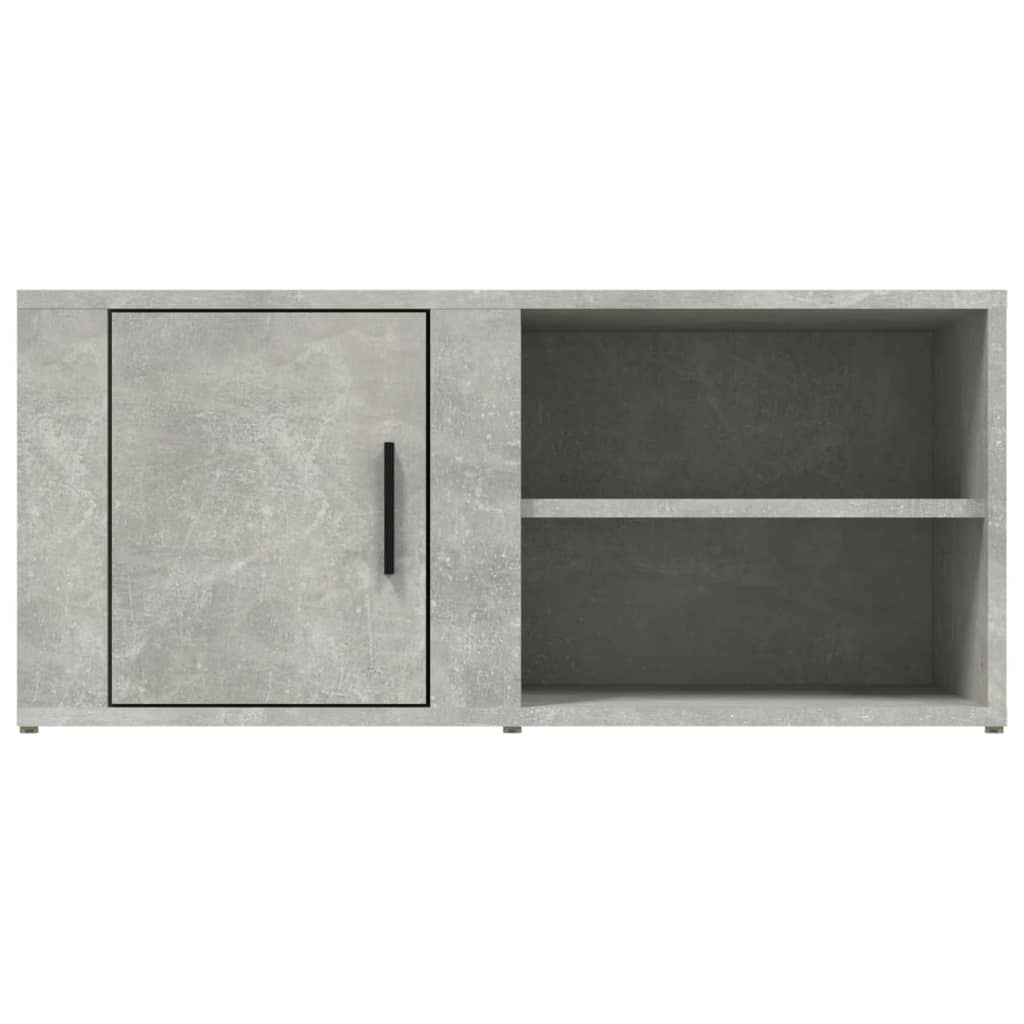TV ormarići 2 kom Siva betona 80x31,5x36 cm konstruirano drvo