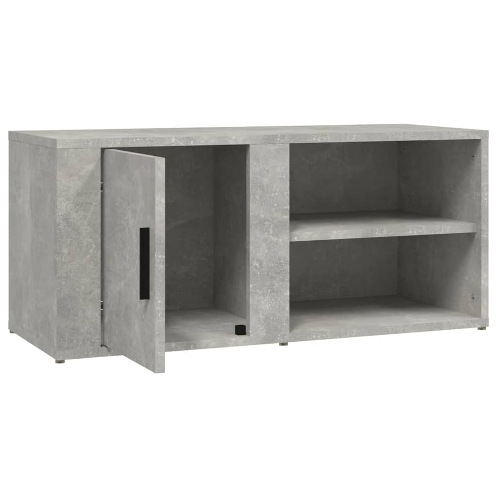 TV ormarići 2 kom Siva betona 80x31,5x36 cm konstruirano drvo