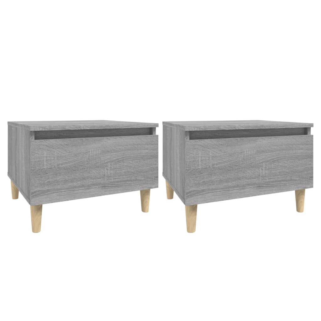 Bočni stolići 2 kom Boja hrasta 50x46x35cm od konstruirano drva