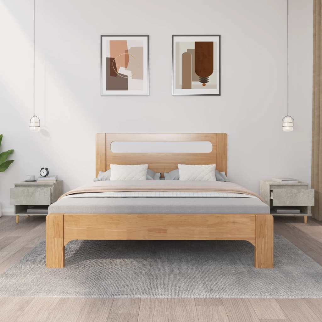 Noćni ormarići 2 kom boja betona 50x46x50 cm konstruirano drvo