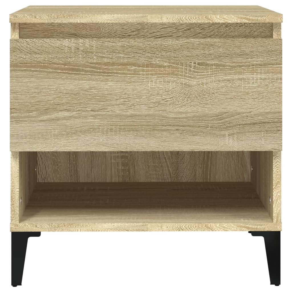 Bočni stolići 2 kom boja hrasta 50x46x50 cm konstruirano drvo