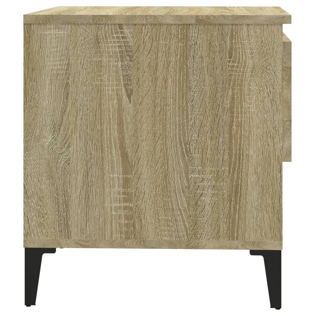 Bočni stolići 2 kom boja hrasta 50x46x50 cm konstruirano drvo