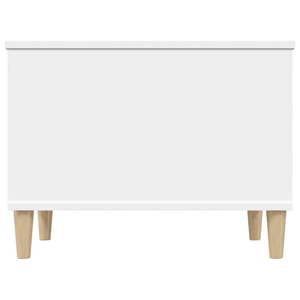 Stolić za kavu bijeli 60 x 44,5 x 45 cm od konstruiranog drva