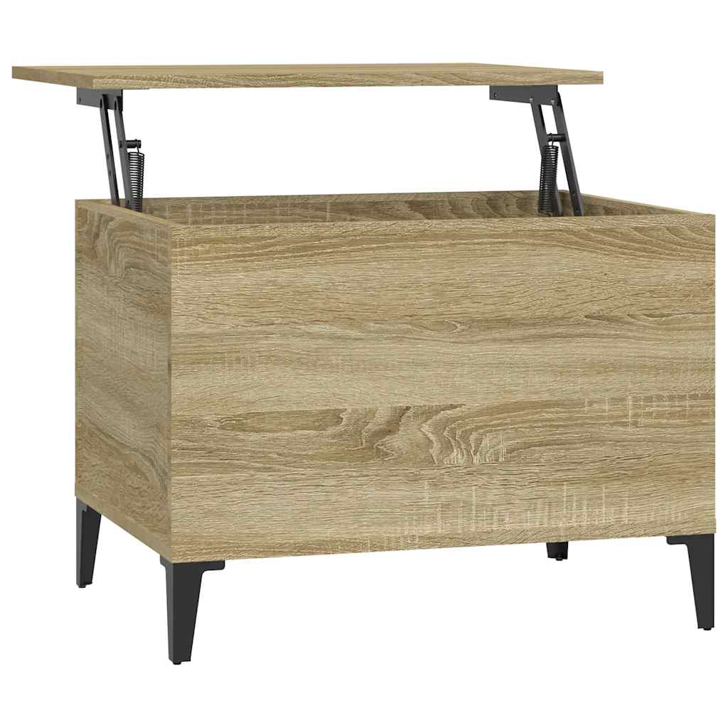 Stolić za kavu boja hrasta 60 x 44,5 x 45 cm konstruirano drvo