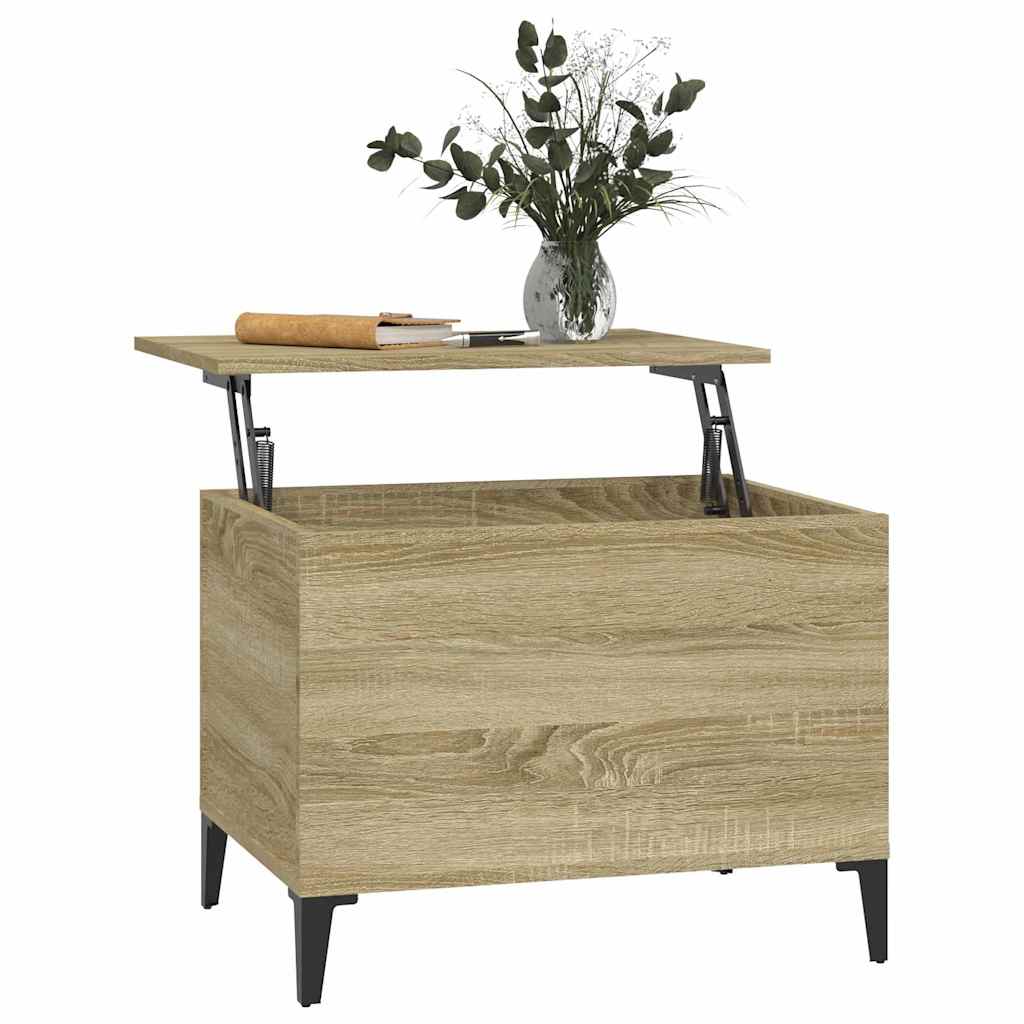 Stolić za kavu boja hrasta 60 x 44,5 x 45 cm konstruirano drvo