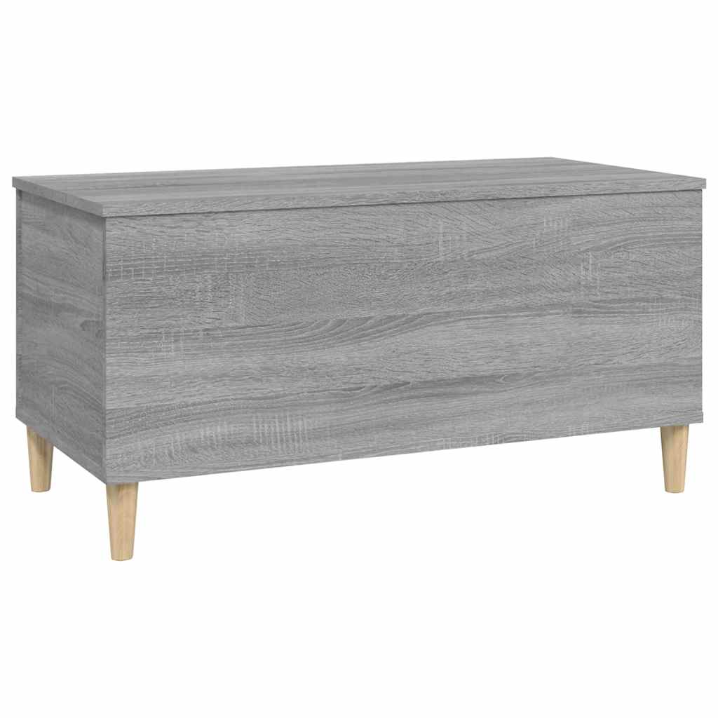 Stolić za kavu siva boja hrasta 90x44,5x45 cm konstruirano drvo