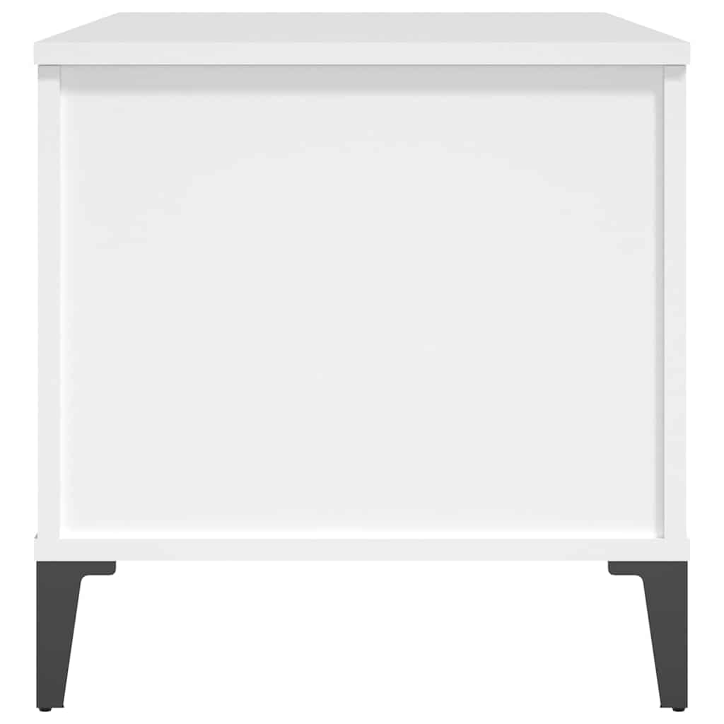 Stolić za kavu bijeli 90 x 44,5 x 45 cm od konstruiranog drva