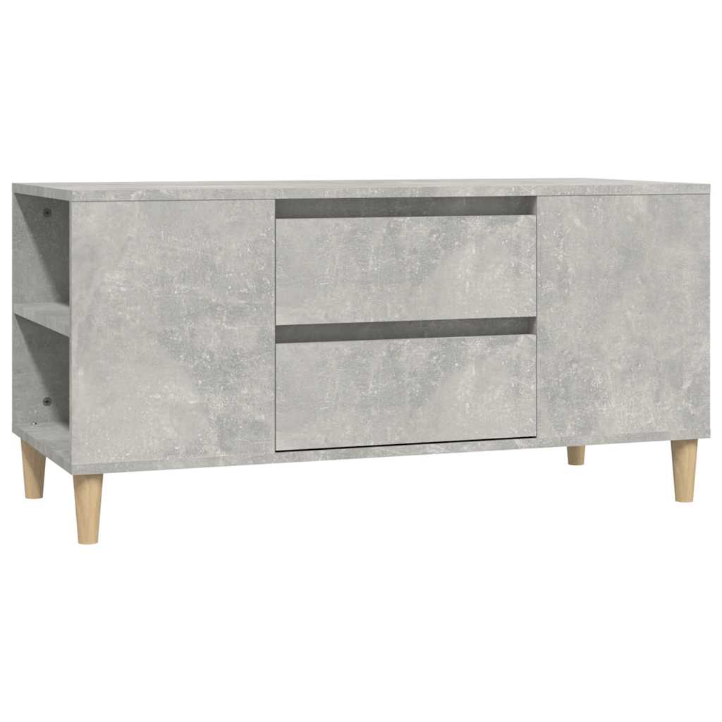 TV ormarić boja betona 102 x 44,5 x 50 cm od konstruiranog drva