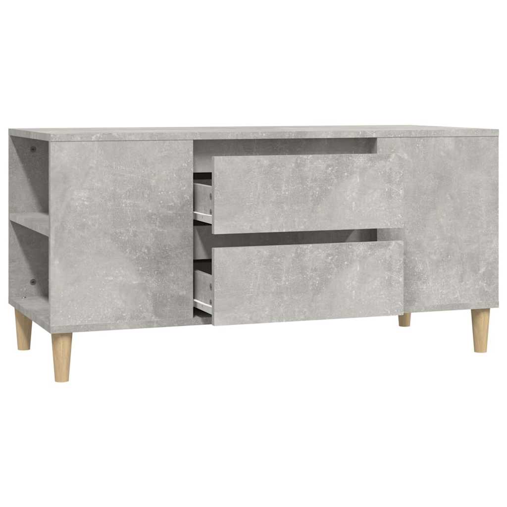 TV ormarić boja betona 102 x 44,5 x 50 cm od konstruiranog drva