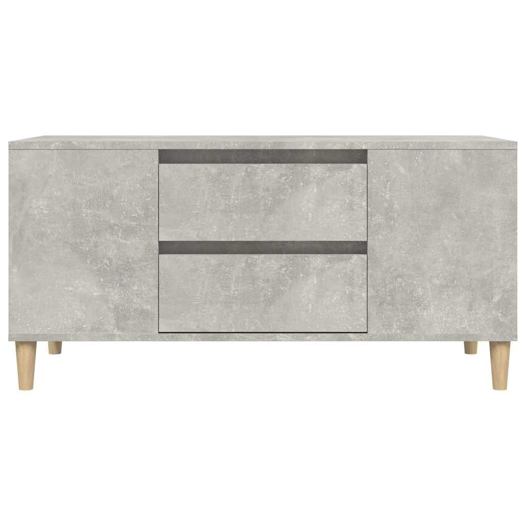 TV ormarić boja betona 102 x 44,5 x 50 cm od konstruiranog drva