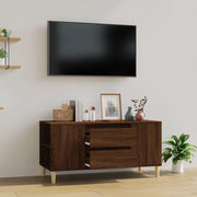 TV ormarić smeđi hrasta 102x44,5x50 cm konstruirano drvo