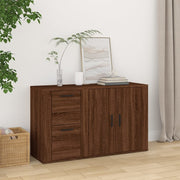 Komoda boja Smeđi hrasta 100x33x59,5 cm od konstruiranog drva