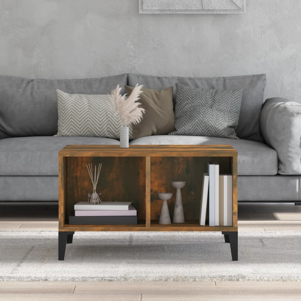 Stolić za kavu boja hrasta 60x50x36,5 cm konstruirano drvo