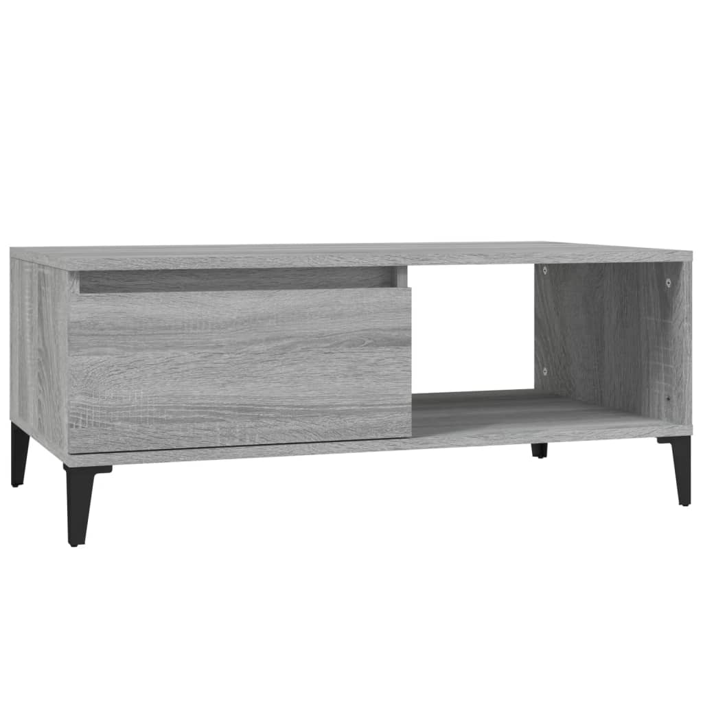 Stolić za kavu boja sivog hrasta 90x50x36,5cm konstruirano drvo
