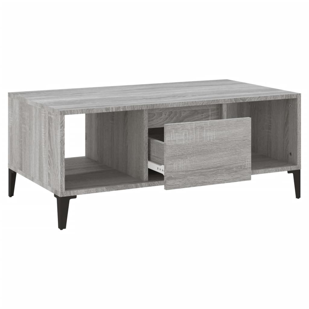 Stolić za kavu boja sivog hrasta 90x50x36,5cm konstruirano drvo