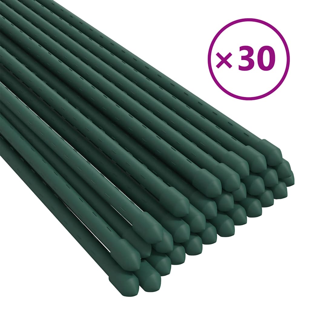 Kolci za vrtne biljke 30 kom zeleni 150 cm čelični