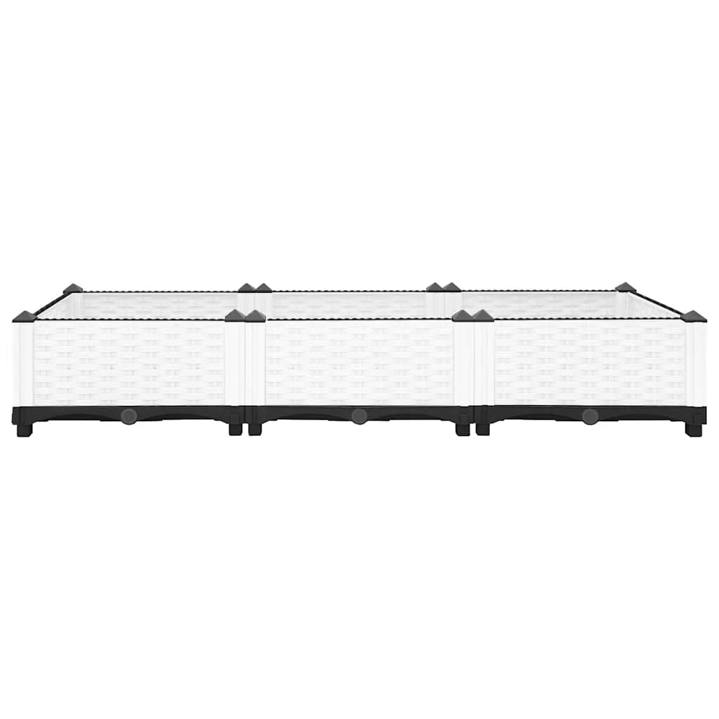 Povišena gredica 120x40x23 cm od polipropilena