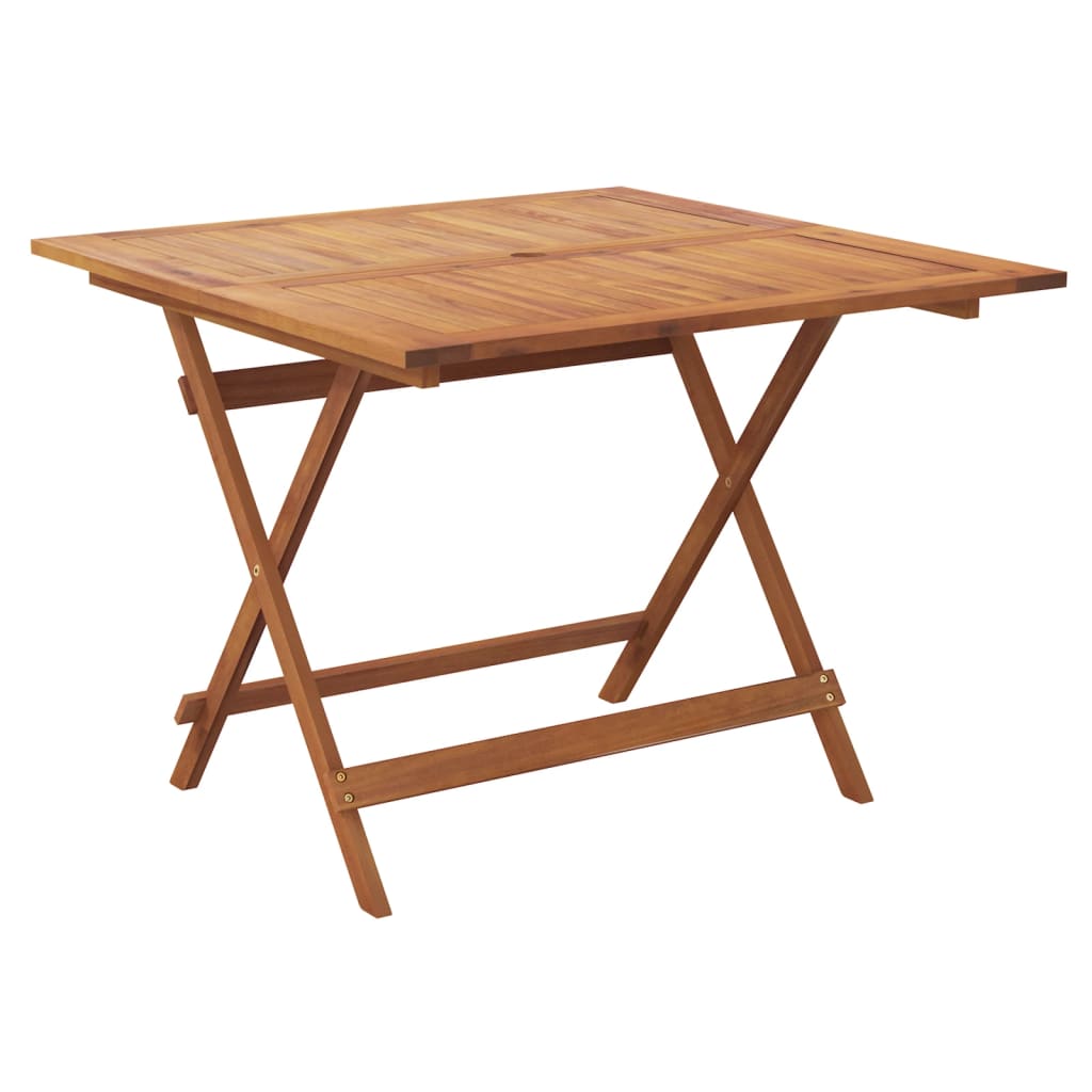 Sklopivi vrtni stol 90x90x75 cm od masivnog bagremovog drva