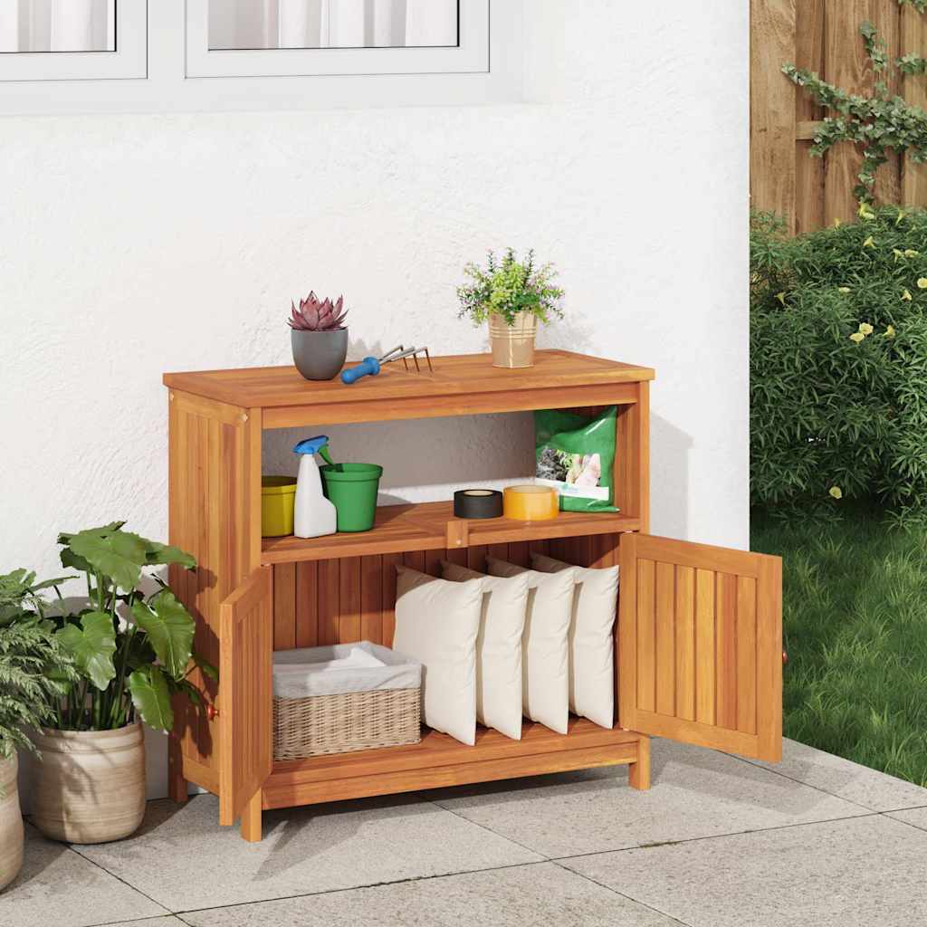 Konzolni vrtni stol 80 x 35 x 75 cm od masivnog drva bagrema