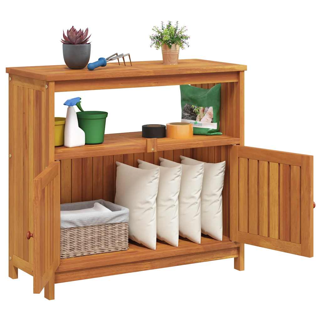 Konzolni vrtni stol 80 x 35 x 75 cm od masivnog drva bagrema