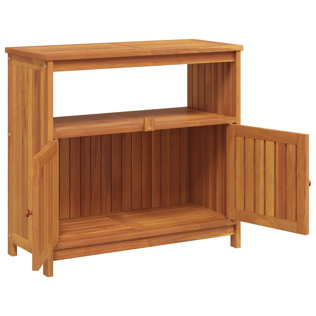 Konzolni vrtni stol 80 x 35 x 75 cm od masivnog drva bagrema