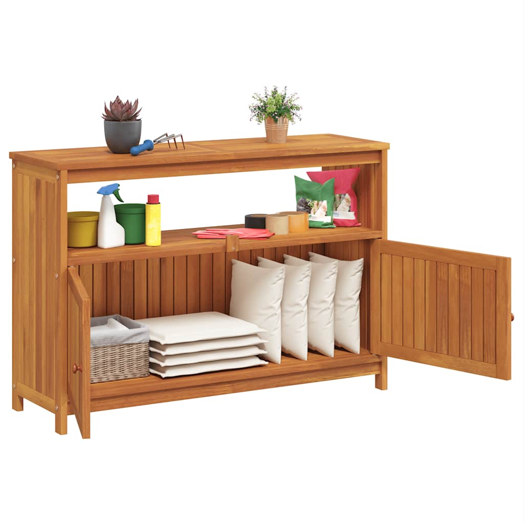 Konzolni vrtni stol 110 x 35 x 75 cm od masivnog drva bagrema