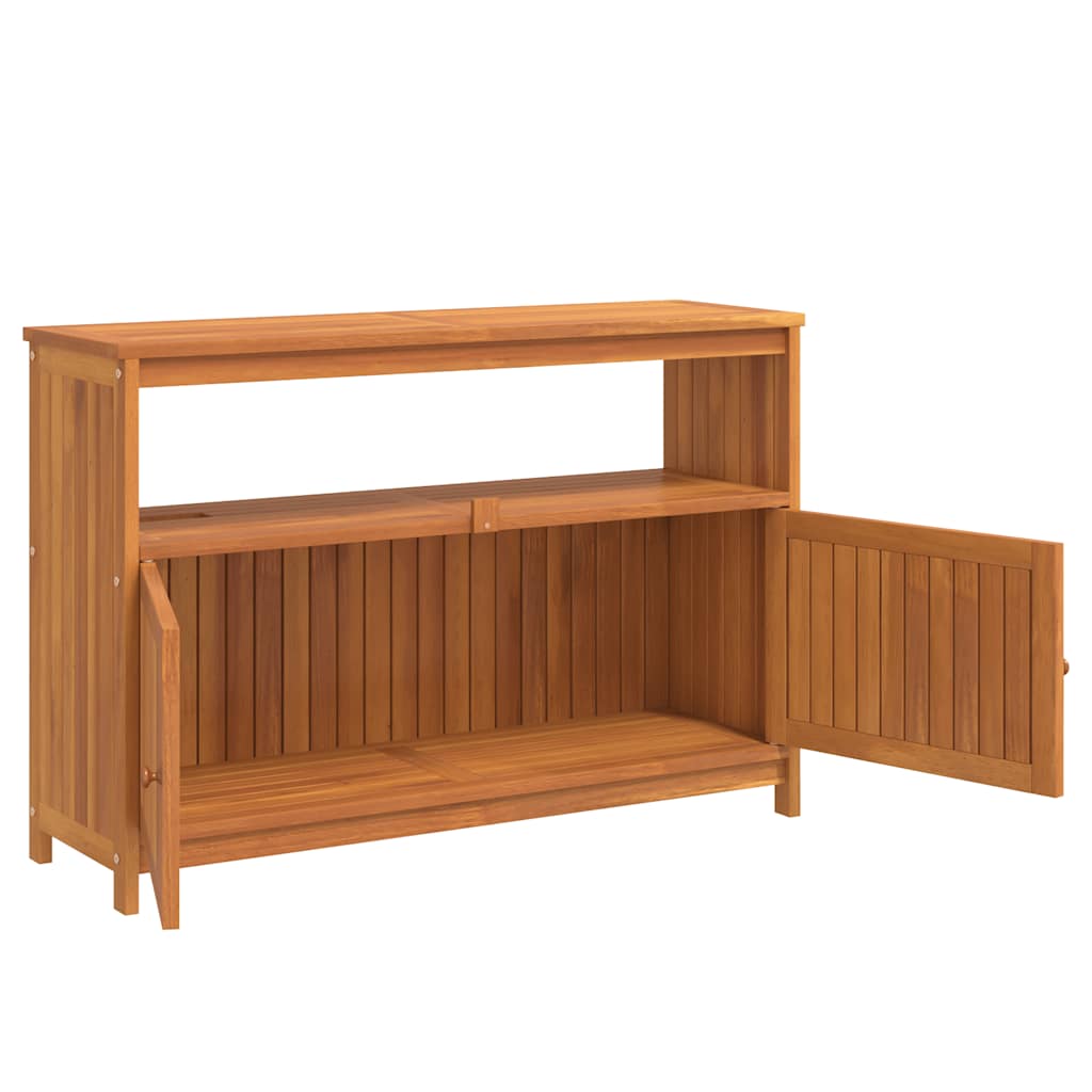 Konzolni vrtni stol 110 x 35 x 75 cm od masivnog drva bagrema