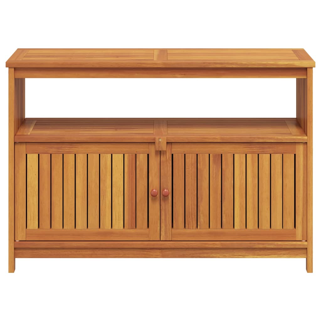 Konzolni vrtni stol 110 x 35 x 75 cm od masivnog drva bagrema