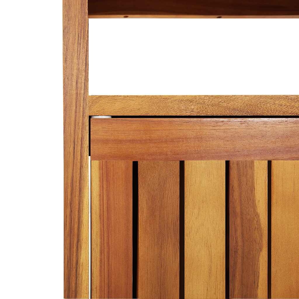Konzolni vrtni stol 110 x 35 x 75 cm od masivnog drva bagrema