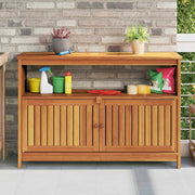 Konzolni vrtni stol 110 x 35 x 75 cm od masivnog drva bagrema