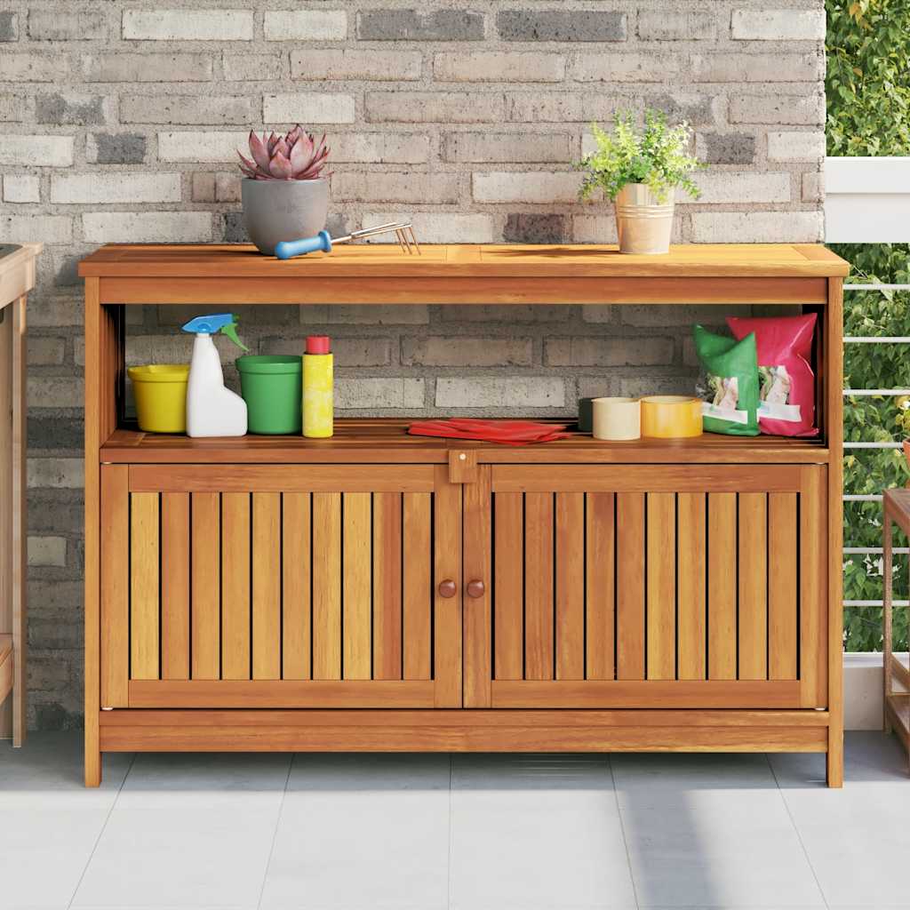 Konzolni vrtni stol 110 x 35 x 75 cm od masivnog drva bagrema