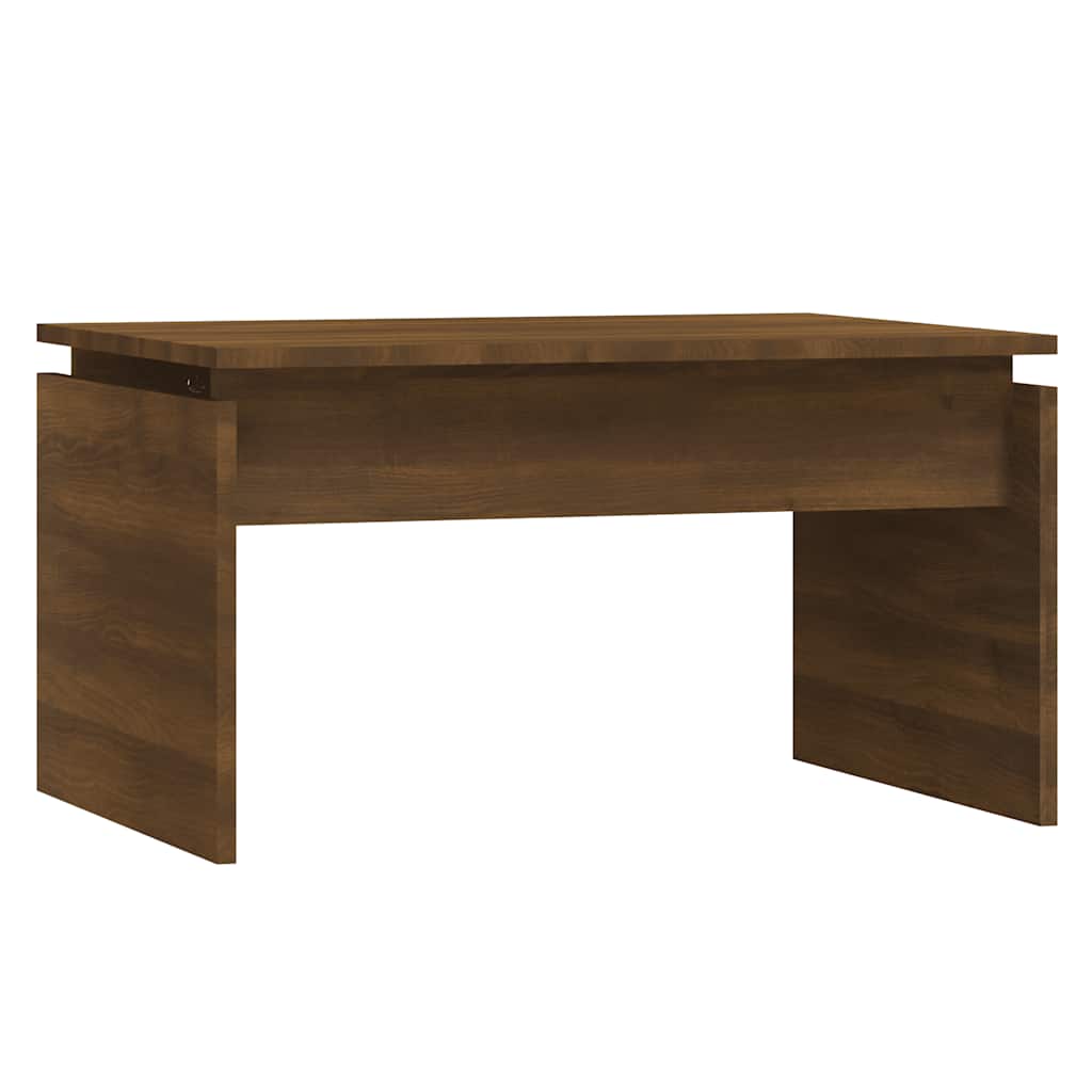Stolić za kavu boja smeđeg hrasta 68x50x38 cm konstruirano drvo