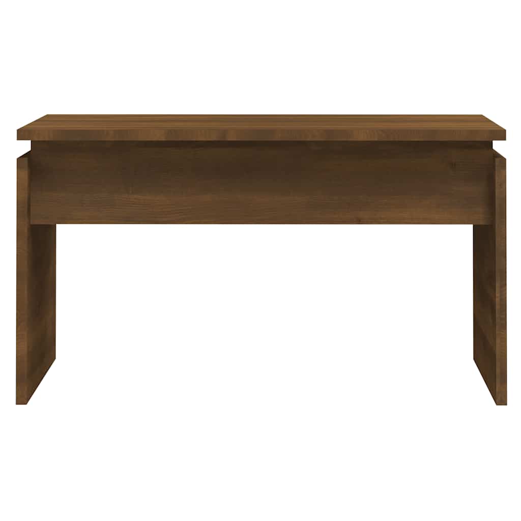 Stolić za kavu boja smeđeg hrasta 68x50x38 cm konstruirano drvo