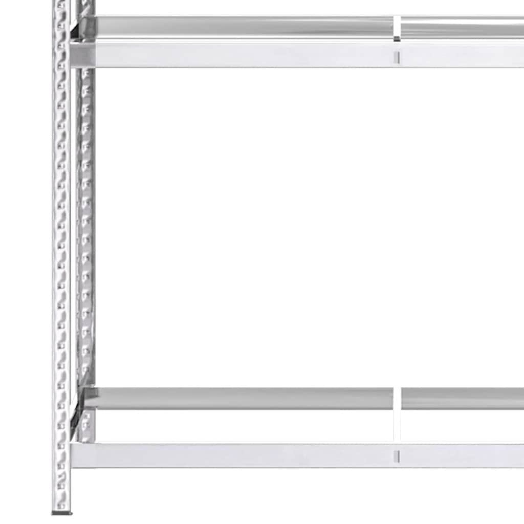 Stalci za gume s 3 razine 4 kom srebrni 110x40x200 cm čelični