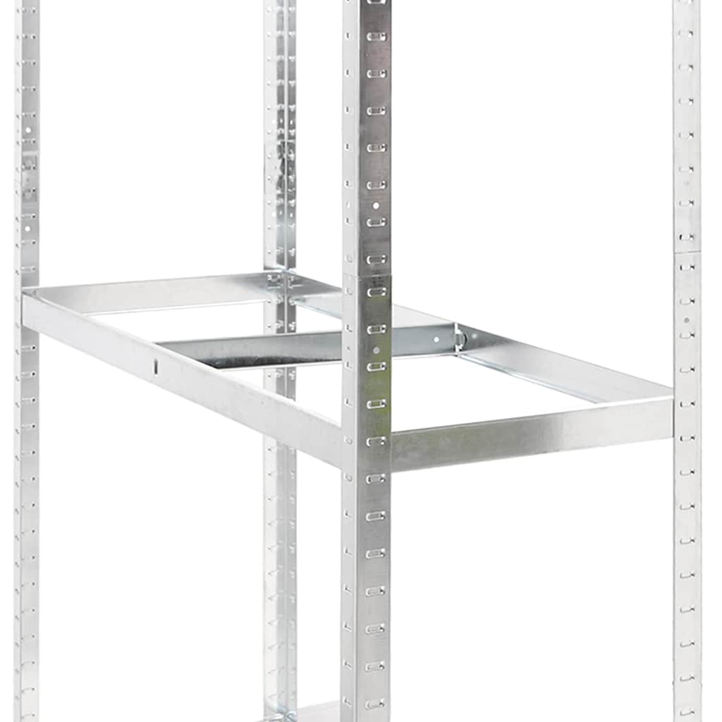 Stalci za gume s 3 razine 4 kom srebrni 110x40x200 cm čelični