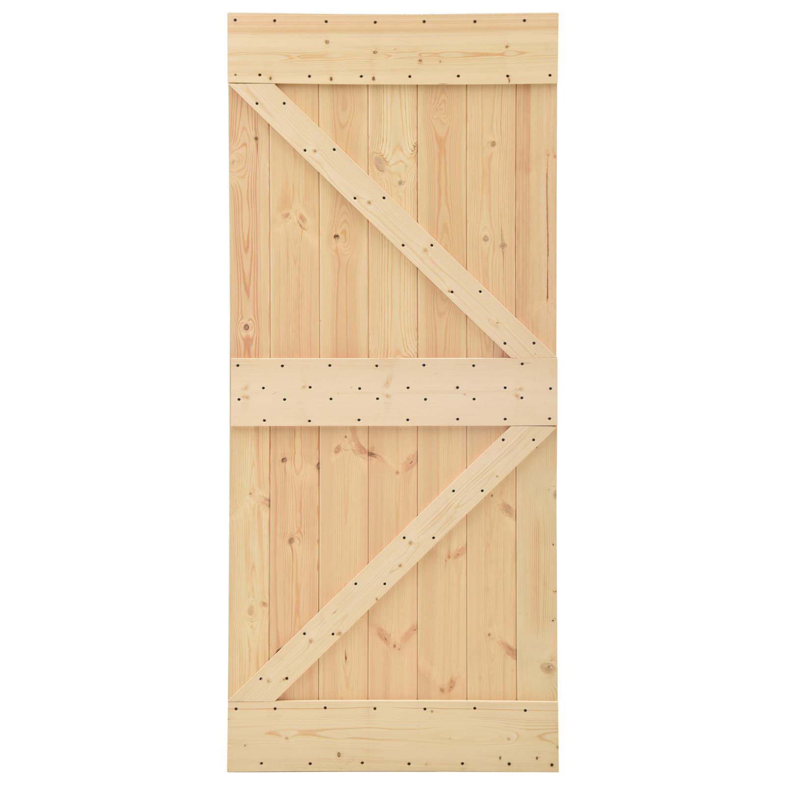 Vrata NARVIK Prirodna 100 x 210 cm Čvrsta borovina