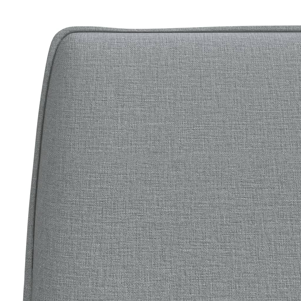 Klupa svjetlosiva 100 x 75 x 76 cm od tkanine