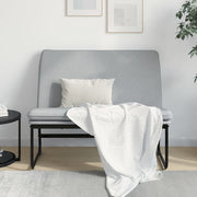 Klupa svjetlosiva 100 x 75 x 76 cm od tkanine