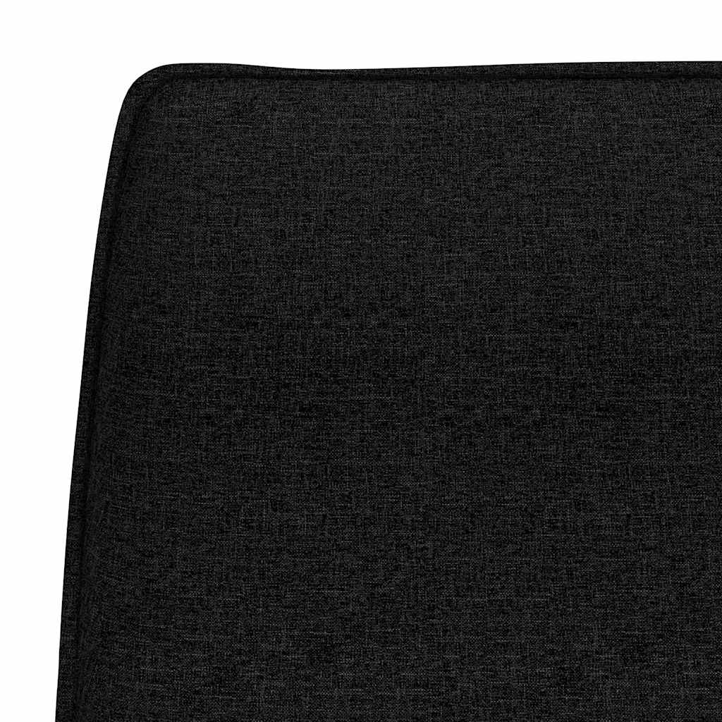 Klupa crna 100 x 75 x 76 cm od tkanine