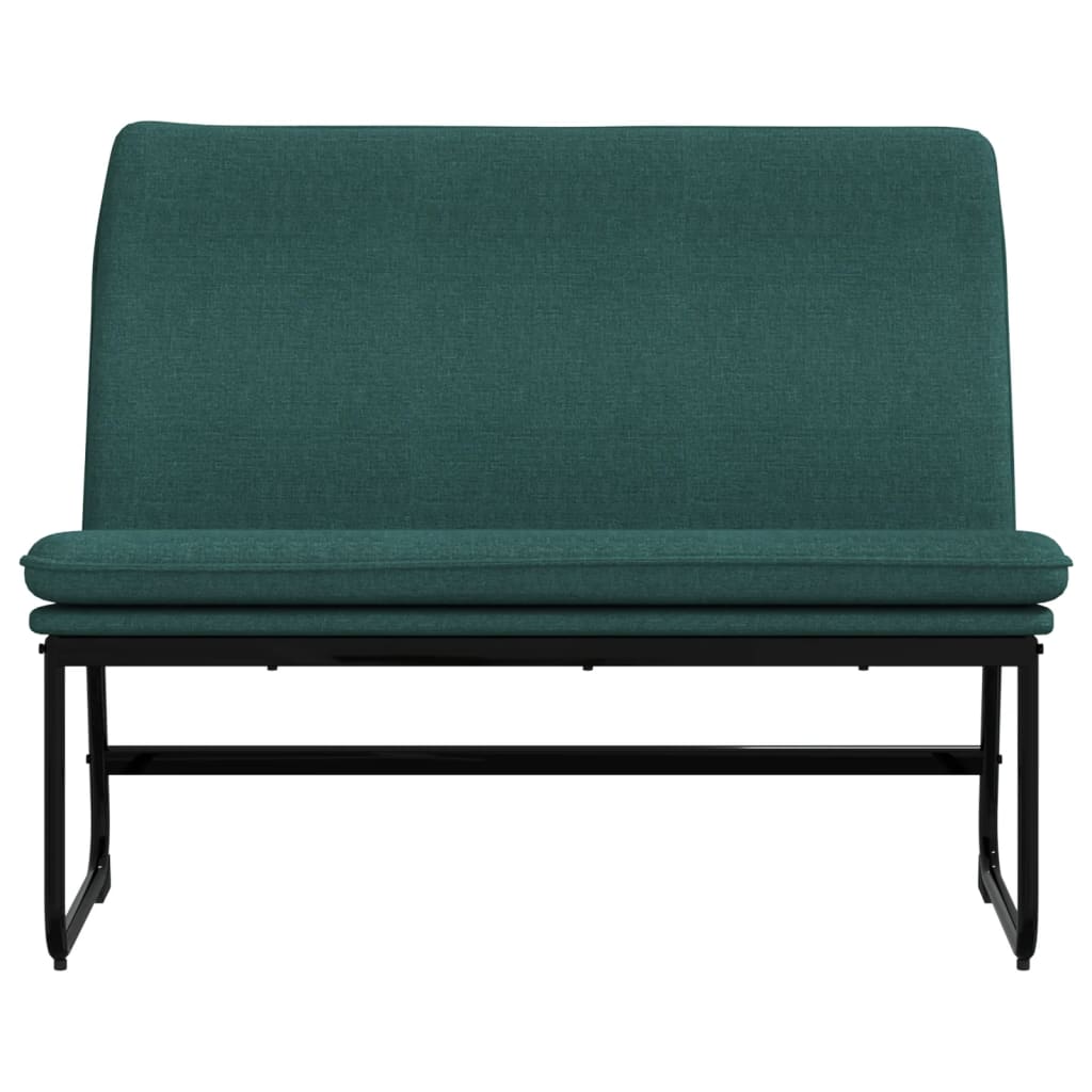 Klupa tamnozelena 100 x 75 x 76 cm od tkanine