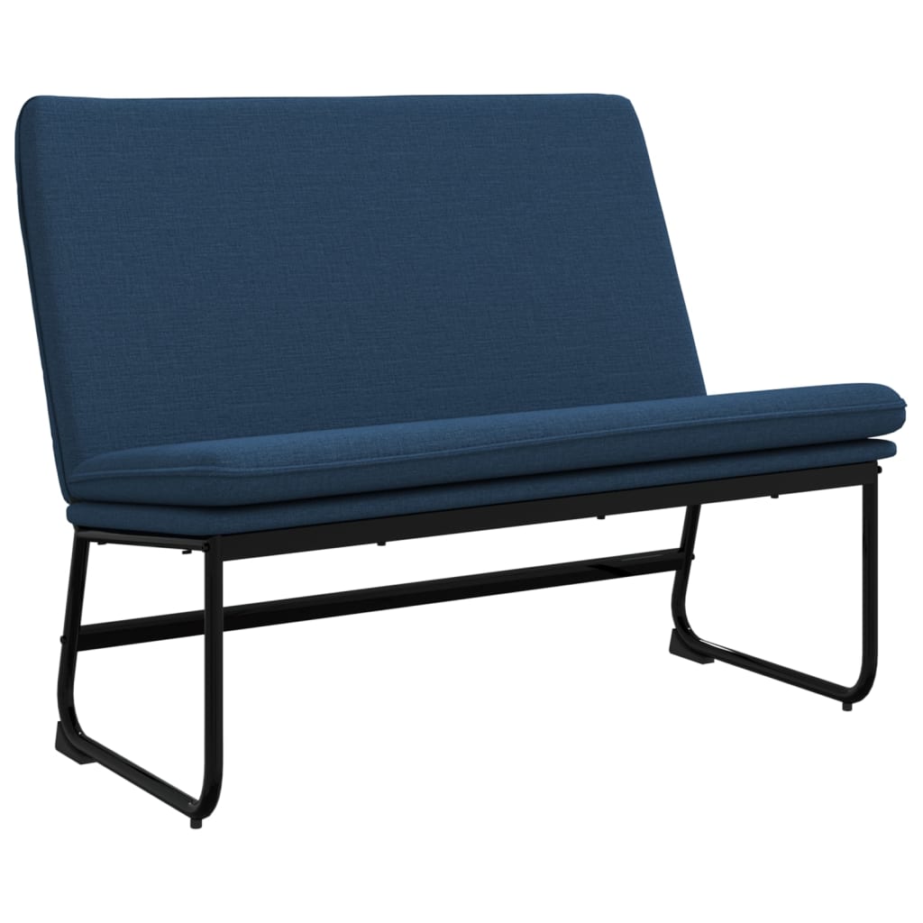 Klupa plava 100 x 75 x 76 cm od tkanine