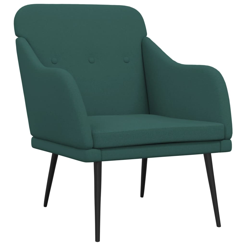 Fotelja crvena boja vina 63 x 76 x 80 cm od tkanine