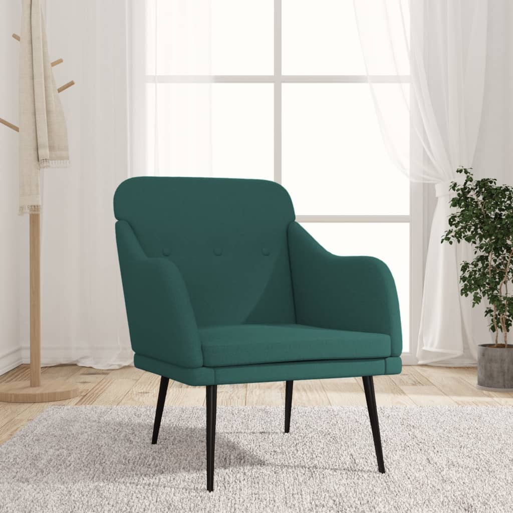 Fotelja crvena boja vina 63 x 76 x 80 cm od tkanine