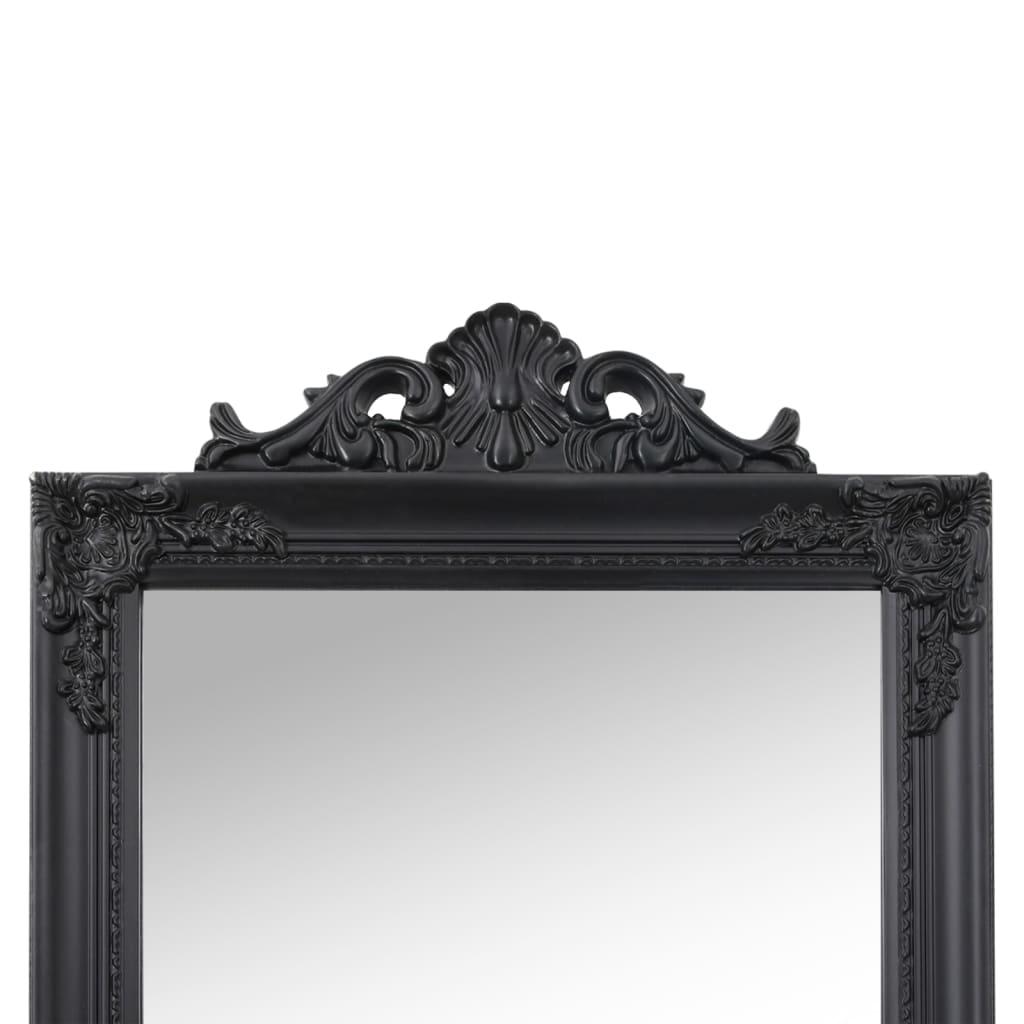 Samostojeće ogledalo crno 45 x 180 cm