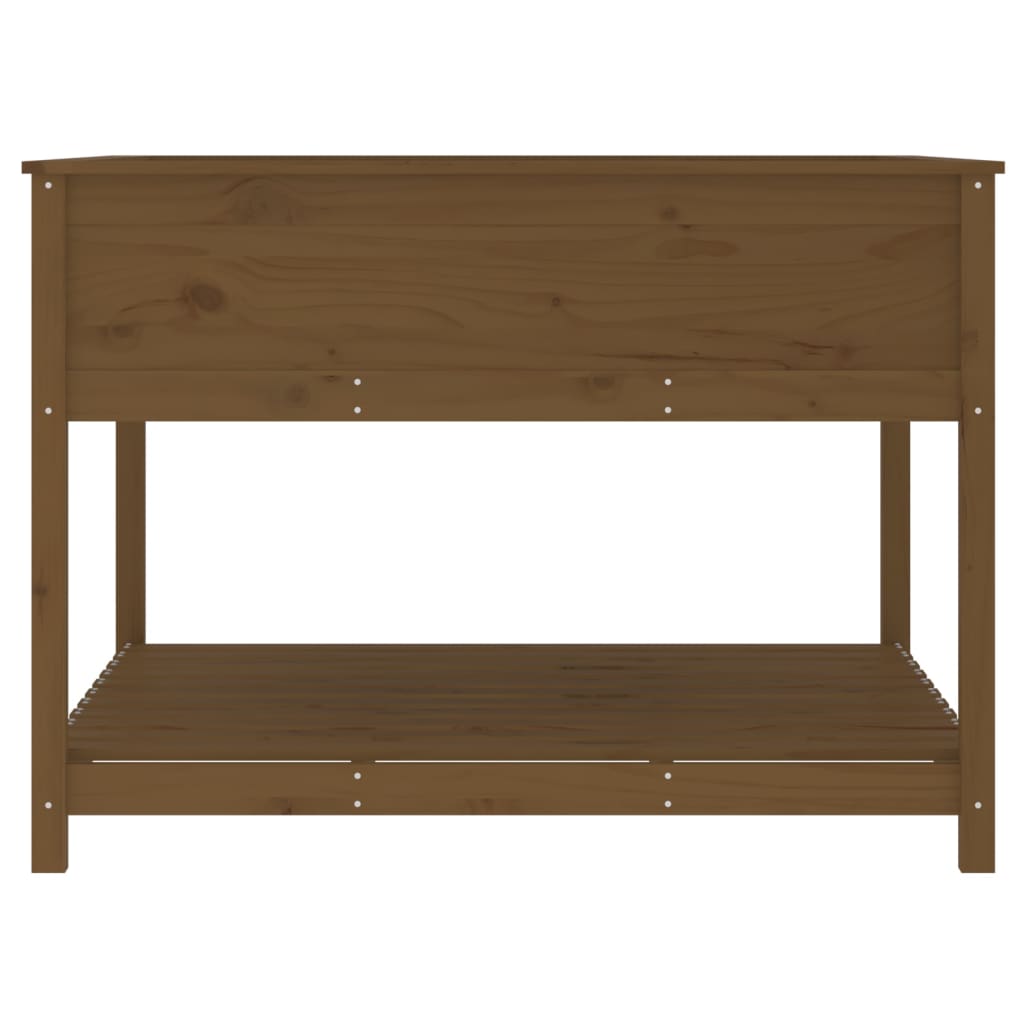 Sadilica policom boja meda 111,5x111,5x81cm od masivne borovine
