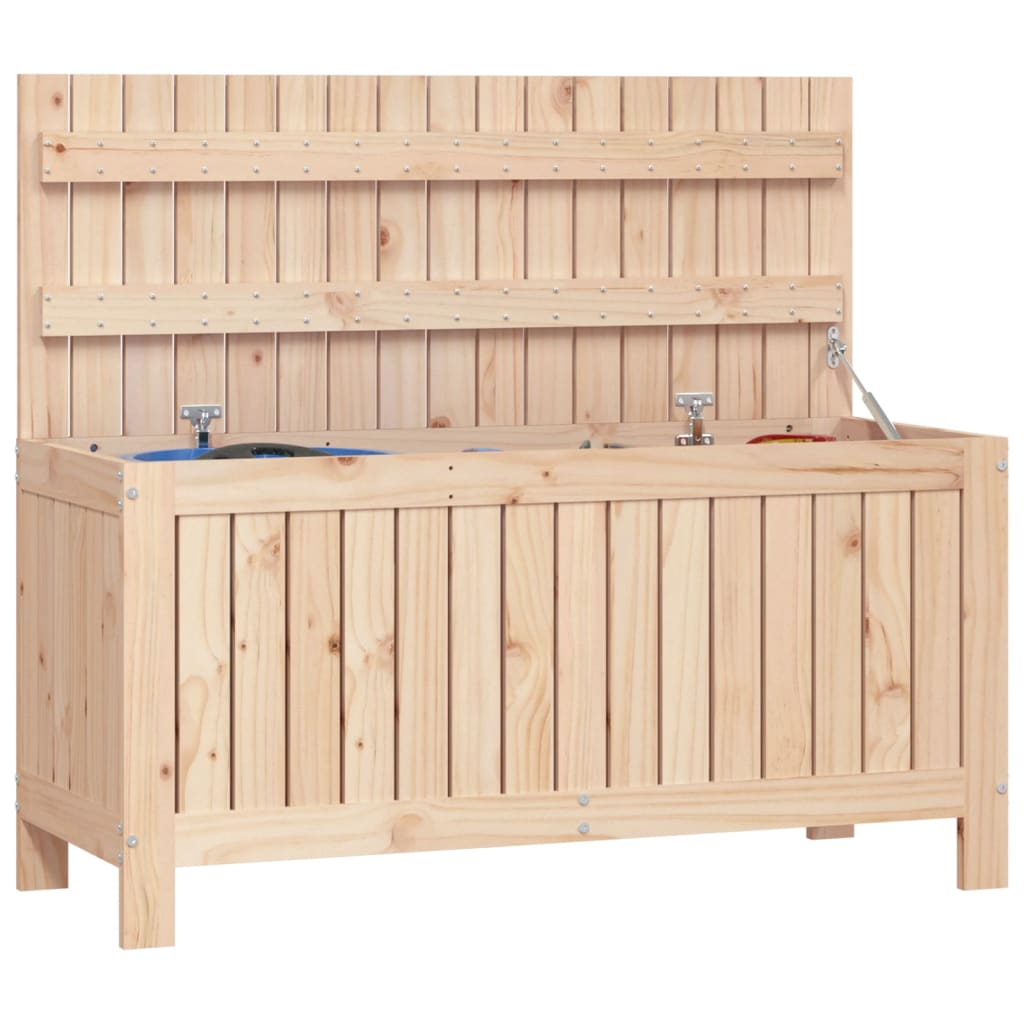 Vrtna kutija za pohranu 108 x 42,5 x 54 cm od masivne borovine