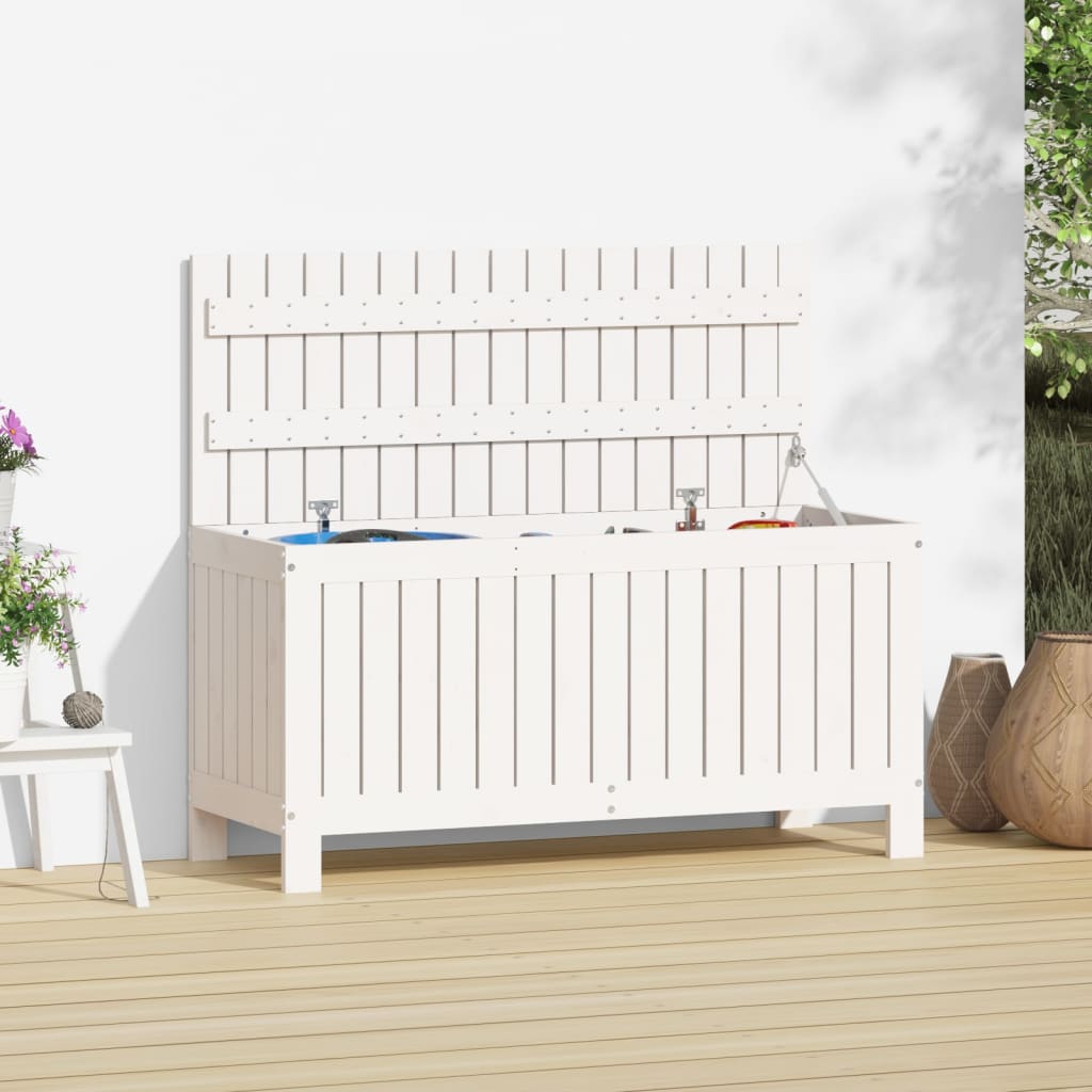 Vrtna kutija za pohranu 108x42,5x54 cm od masivne borovine